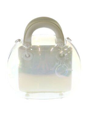 Dior Lady D Capsule Mini Shoulder Bag Clear White